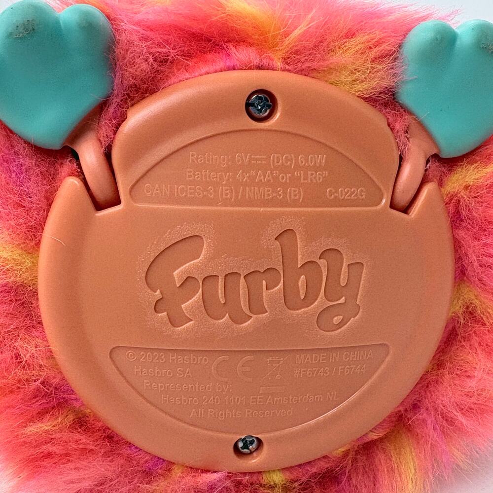 Hasbro Furby 2023 Pink And Yellow Works Great - Picture 4 of 4